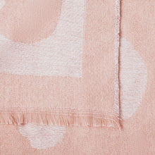 Load image into Gallery viewer, KATIE LOXTON | BLANKET SCARF | LARGE LEOPARD | WHITE/BLUSH PINK
