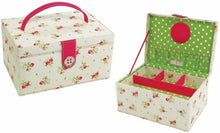 Load image into Gallery viewer, LC DESIGN BUTTON IT MEDIUM FLORAL SEWING BOX
